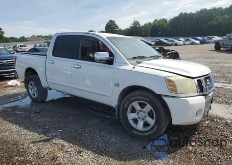 2004 Nissan Titan Xe z USA, uszkodzony, nr VIN 1N6AA07A84N557244